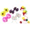 Wrapables Rainbow Flowers and Bows Hair Accessories (Set of 12)